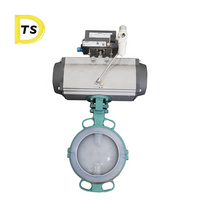 Top Quality Stainless steel Price Pneumatic ptfe lined butterfly valve